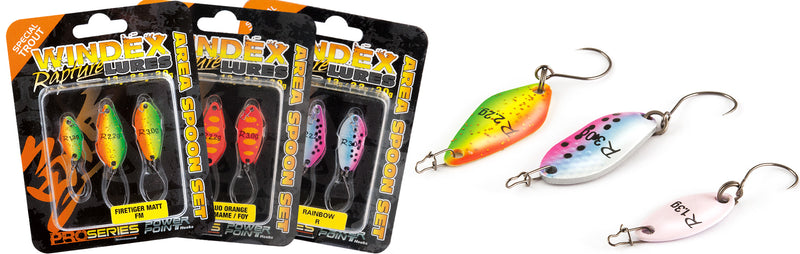Načtěte obrázek do galerijního prohlížeče, Rapture set plandavek Windex Area Trout Spoon 3ks