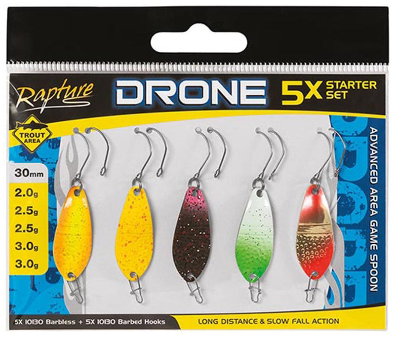 Načtěte obrázek do galerijního prohlížeče, Rapture set plandavek AREA SPOON DRONE 5x Starter SET 1 30mm 2-3g
