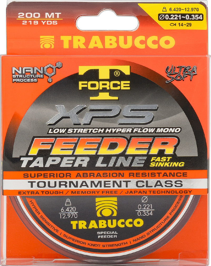 Načtěte obrázek do galerijního prohlížeče, Trabucco vlasec T-Force XPS FEEDER TAPER 200m
