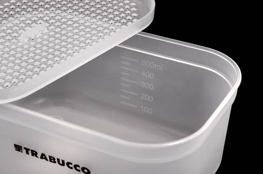 Trabucco krabička XPS Bait boxes w/riddle 500ml