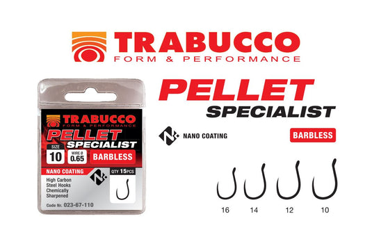 Trabucco háčky Pellet Specialist Barbless