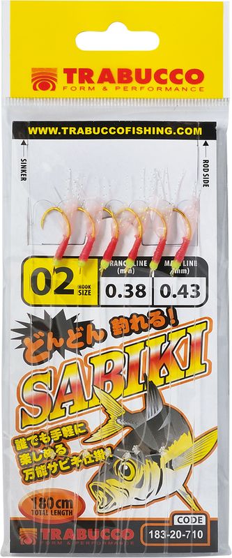 Načtěte obrázek do galerijního prohlížeče, Trabucco mořský návazec SABIKY 02/0.43-0.38mm
