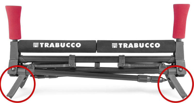 Načtěte obrázek do galerijního prohlížeče, Trabucco GNT BLACK ROLLER &amp; REST -přídavné nohy pár
