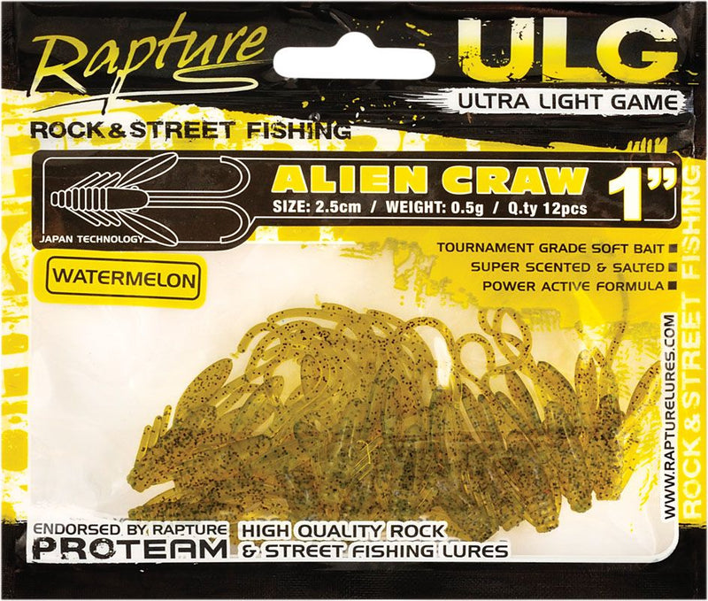Načtěte obrázek do galerijního prohlížeče, R. ULG*ALIEN CRAW*2.5cm/0.5g*Watermelon *5bx12pcs
