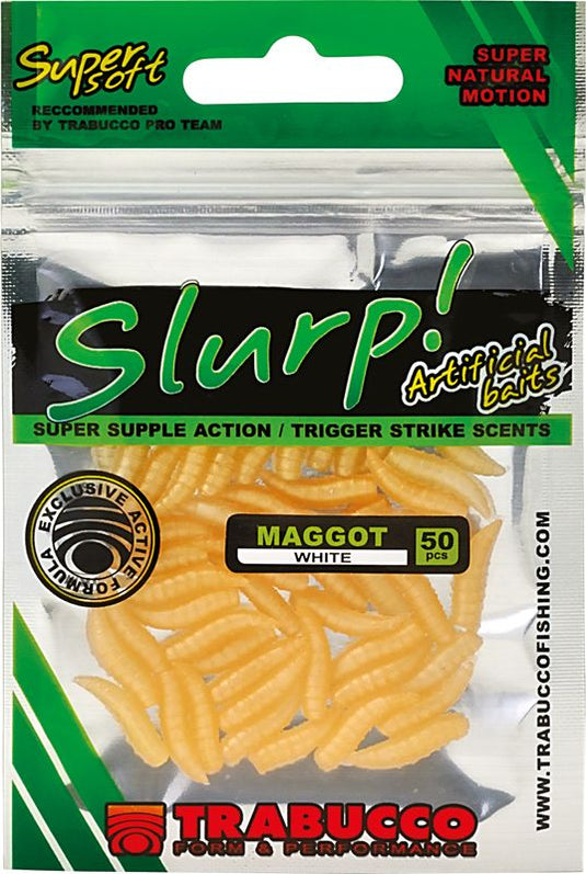 SLURP BAIT*MAGGOT*NAT.WHITE*10bx50pcs