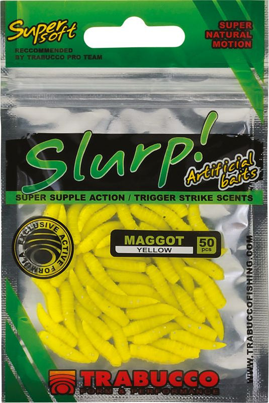 SLURP BAIT*MAGGOT*YELLOW*10bx50pcs