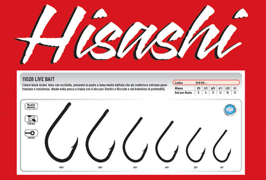 HISASHI HOOK 11028 * 10bx12pz * 1/0