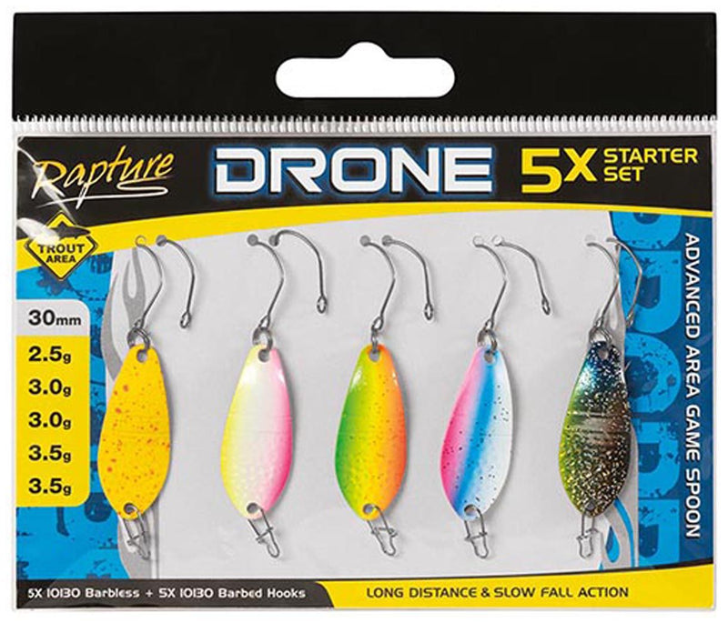 Načtěte obrázek do galerijního prohlížeče, Rapture set plandavek AREA SPOON DRONE 5x Starter SET 2 30mm 2,5-3,5g
