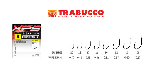Trabucco háčky XPS 115XK 25ks