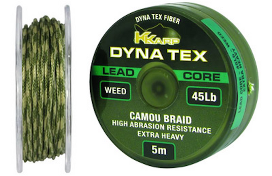 K-Karp Splétaná šňůrka Lead core camo/5mt 60lbs